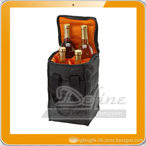 Canvas wine bag with thick external padding